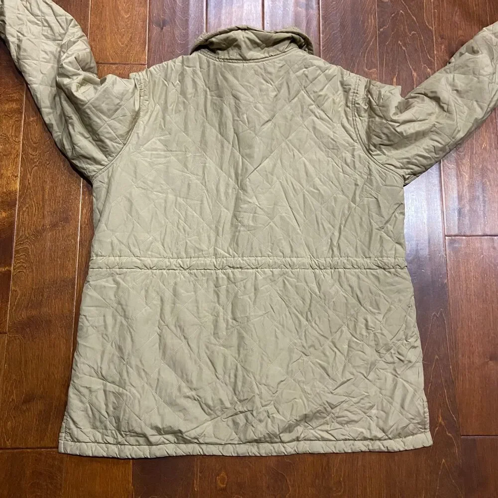 Columbia Copper Crest Novelty Jacket Tan Quilted Insulated Jacket Womens Size 2X - Picture 5 of 10
